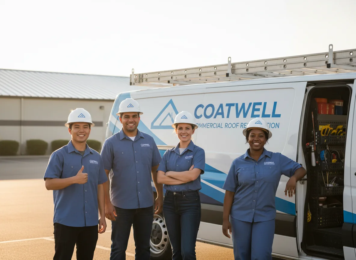 Commercial roof coating company in Magnolia, DE